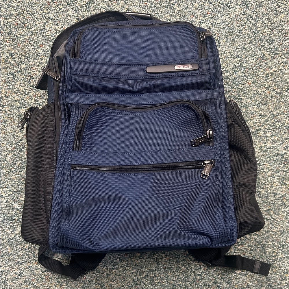 Tumi Men's Backpack in Navy and Black
